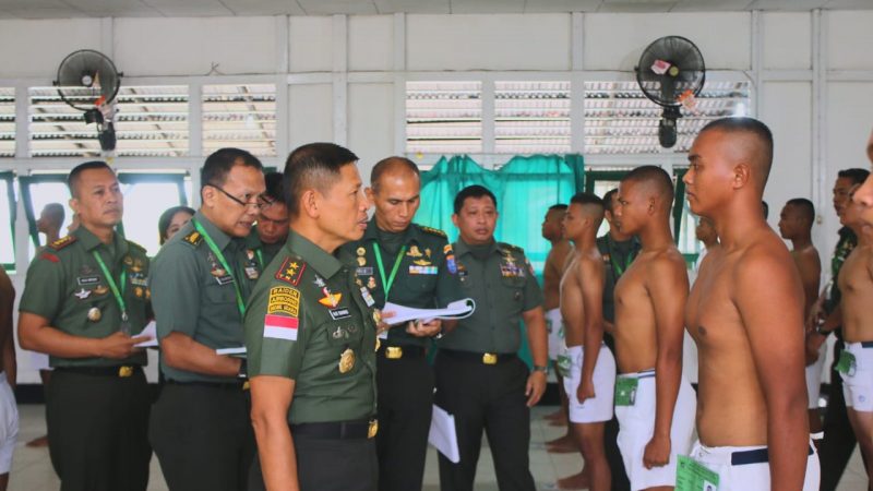 Pangdam XII/Tpr Pimpin Sidang Panlih Tingkat Pusat Caba PK TNI AD TA. 2019
