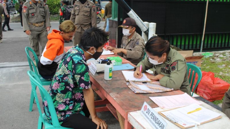 Operasi Yustisi di Jalan A. Yani, Petugas Masih Temukan Warga Tak Patuhi Prokes