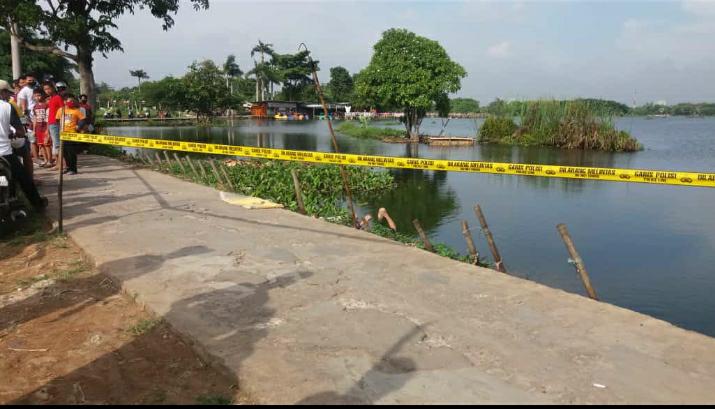 Mayat Wanita Terapung di Danau Cipondoh Tangerang, Gemparkan Warga