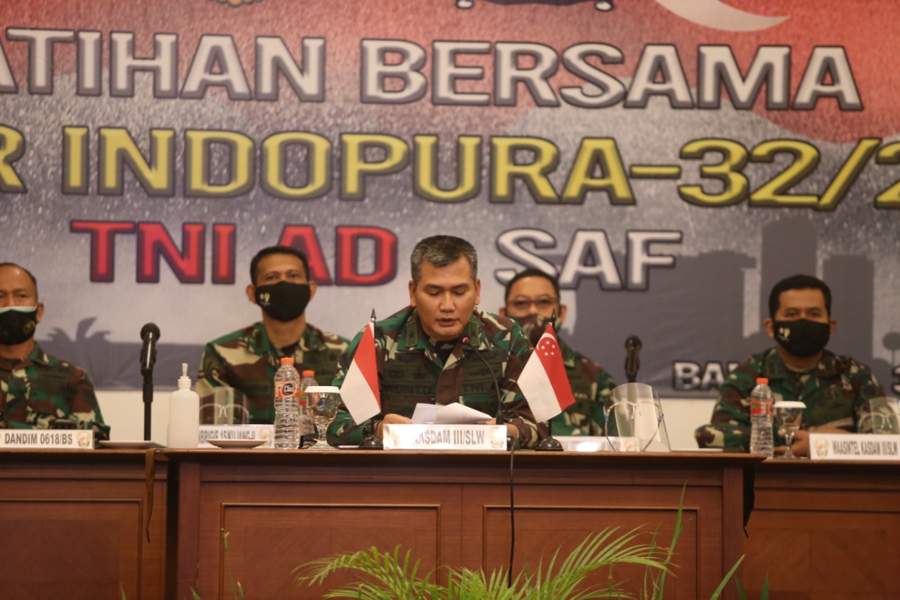 TNI AD dan Tentara AD Singapura, Lakukan Latihan Bersama di Bandung