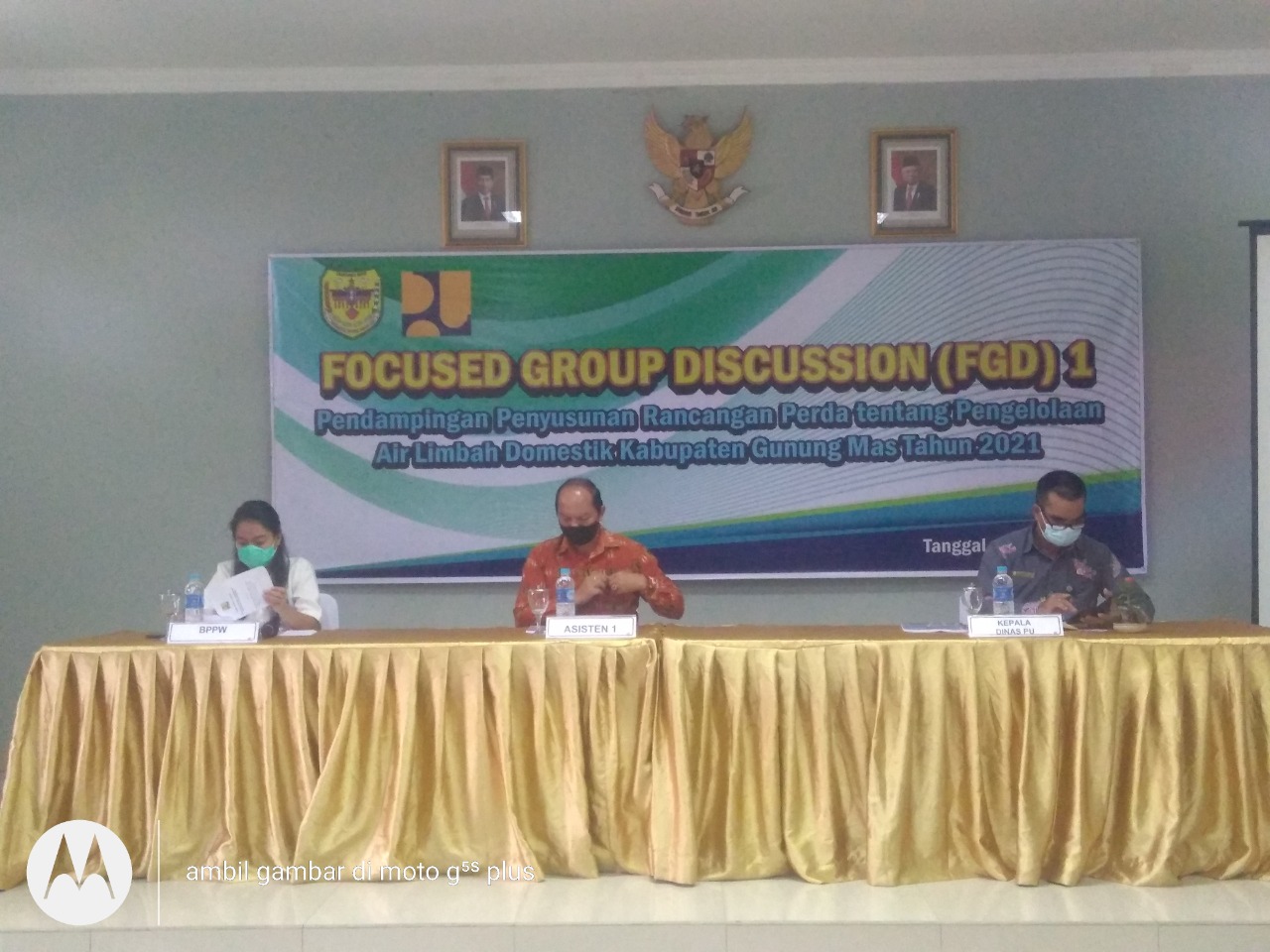 Sekda Gumas.Buka Focused Group Discussion I Air Limbah Domestik