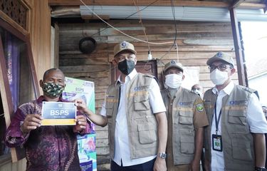 750 Unit RTLH Bantuan Stimulan Perumahan Swadaya (BSPS) di Kalimantan Tengah.