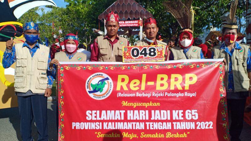 Relawan Berbagi Rezeki Palangkaraya Ikut Andil Meriahkan Festival Budaya Isen Mulang