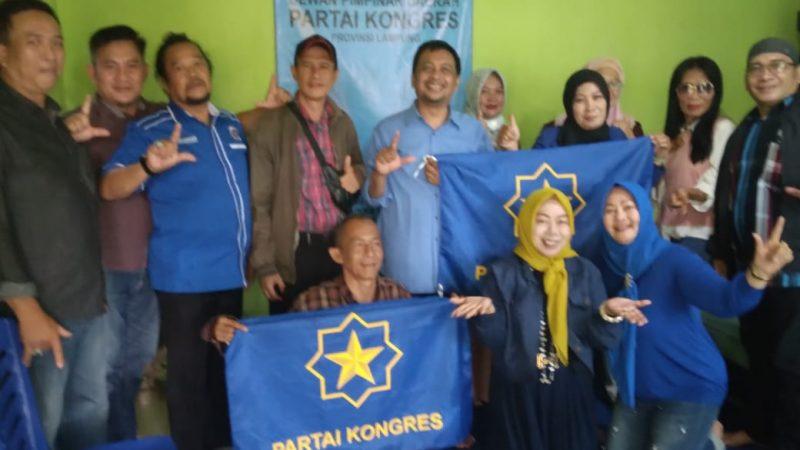 Konsolidasi DPP Partai Kongres ke DPD Bandar Lampung