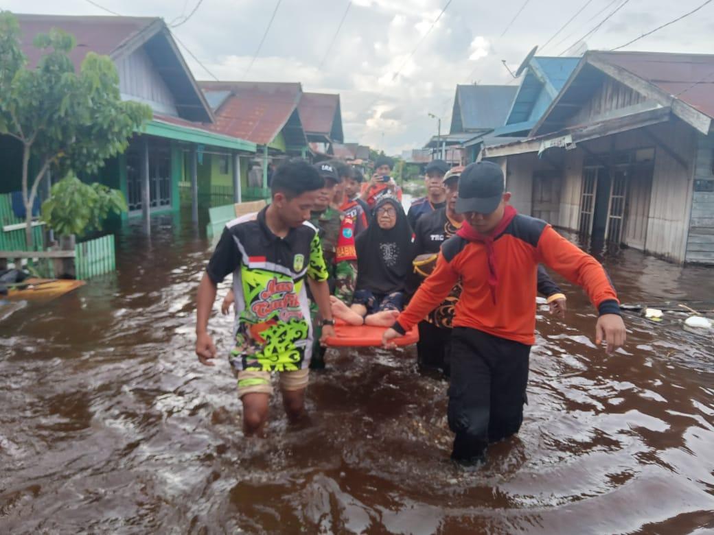 Dandim Palangka Raya Instruksikan Babinsa Siaga Banjir