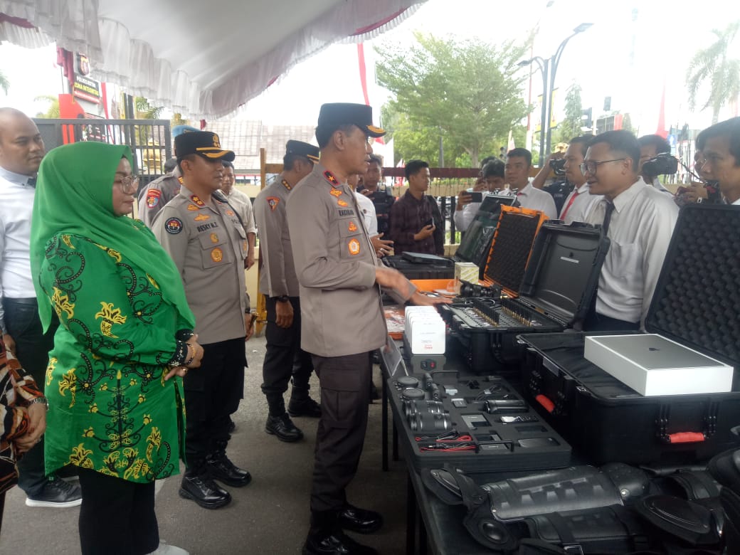 Wakil Bupati Kotim Irawati Sambut Kedatangan Wakapolda Kalteng Brigjen Pol D.R, Rakhmad Setyadi S.I.K, S.H, M.H di Mapolres Kotim