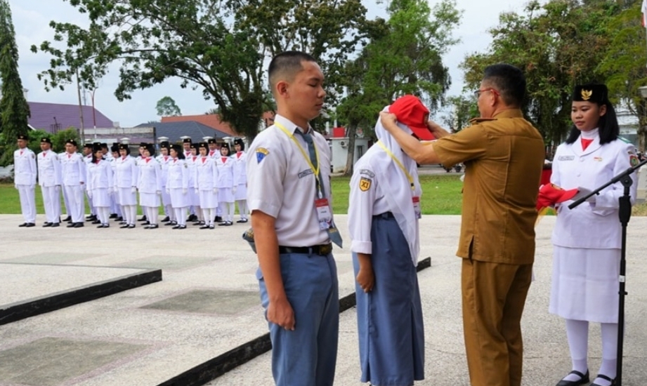 Pemkab Barsel Resmi Buka Diklat Paskibraka Tahun 2024