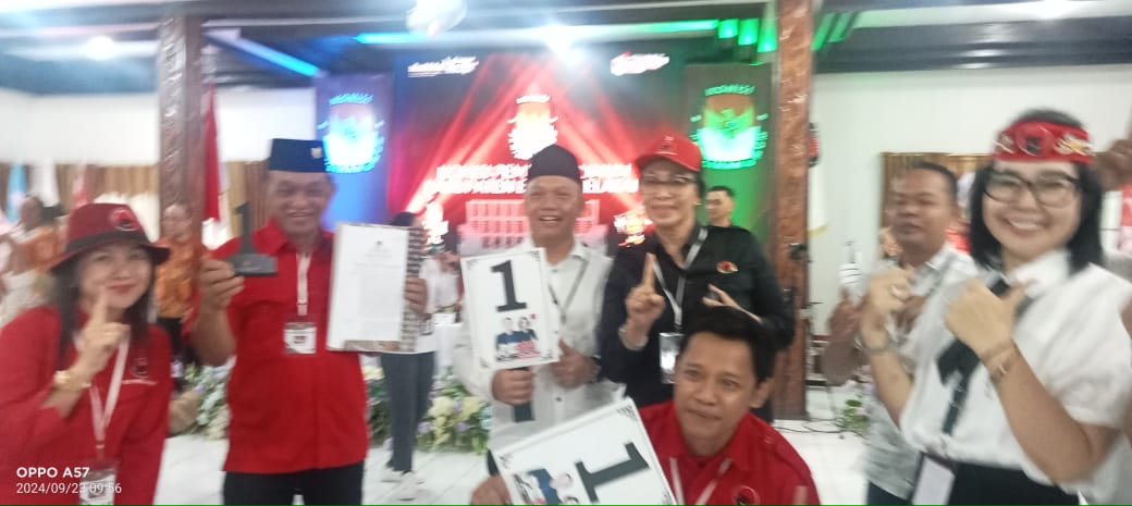 Pasangan Calon PeNa Optimis Menang Pilkada Barsel, Usai dapat Nomor Urut 1