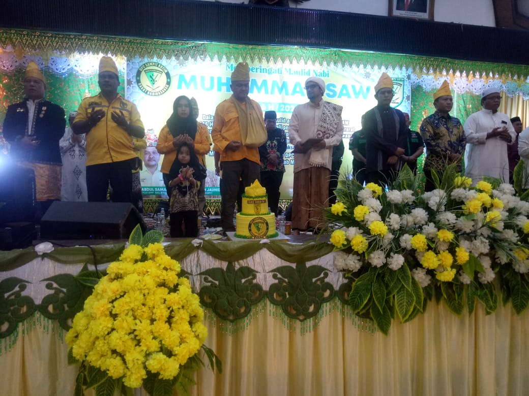 Milad ke 2 DPC Laung Kuning Banjar Kotim Dihadiri Ketua Umum DPP Laung Kuning Banjar Abdul Samad