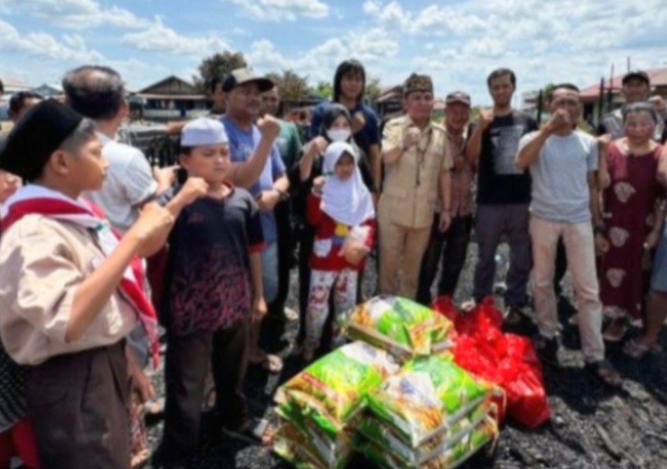 Kunjungan Warga Musibah Kebakaran Agustiar Sabran Katakan Ini Bantuan Sosial