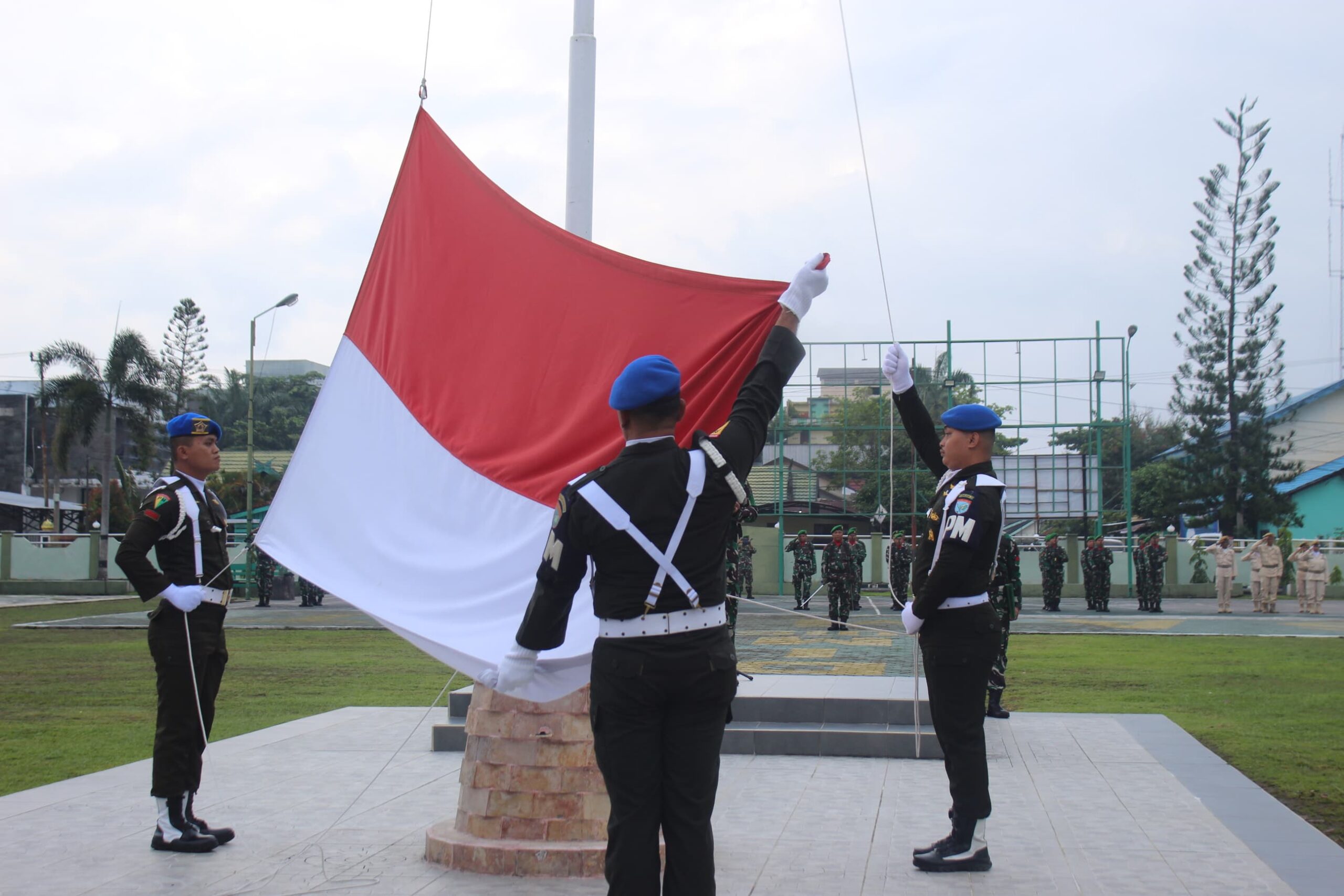 Wujud Cinta Tanah Air, Kodim 1015/Sampit Gelar Upacara 17-an