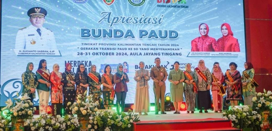 Akhmad Husain Buka Apresiasi Bunda PAUD se-Kalteng 2024