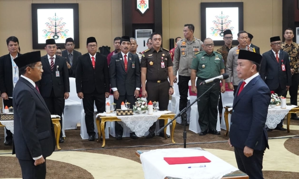 Gubernur Kalteng Mengukuhkan Kepala Perwakilan BPKP Prov Kalteng