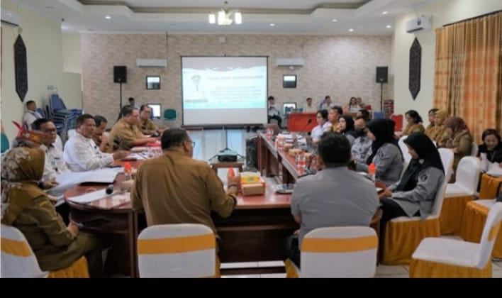 DKP3 Gelar Rapat Pembahasan Naskah Akademik RANPERDA CCPD Kab Barsel Tahun 2024