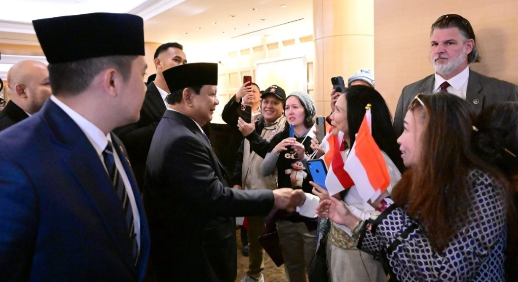 Kedatangan Presiden Prabowo di Washington DC, Disambut Hangat Masyarakat Indonesia 