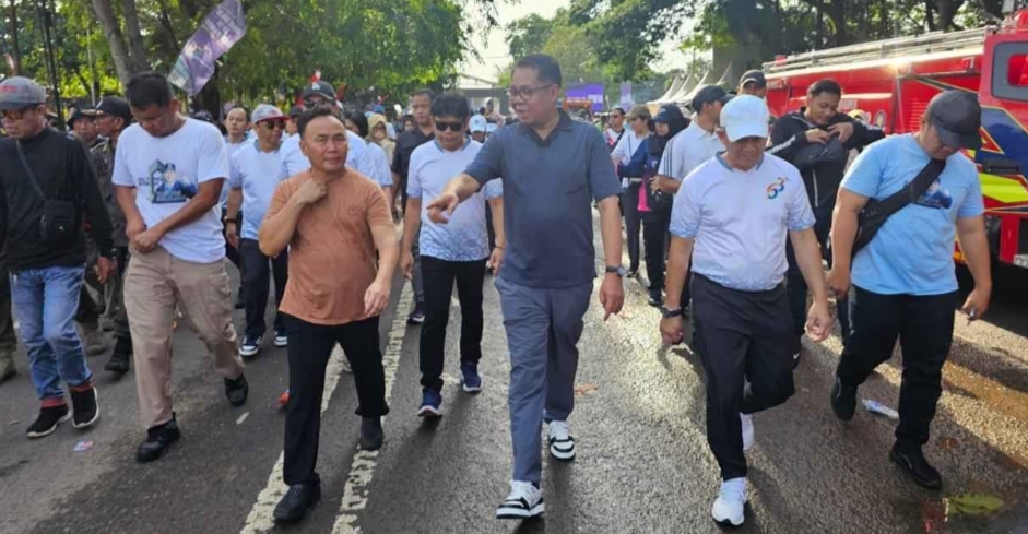 Meriahkan HUT Bank Kalteng, OPD Provkalteng Turut Ikuti Fun Walk Berkah