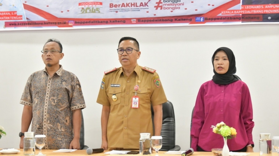 Kepala Bappedalitbang Prov. Kalteng Buka FGD dan Kegiatan Dalam RPJMD dan RKPD