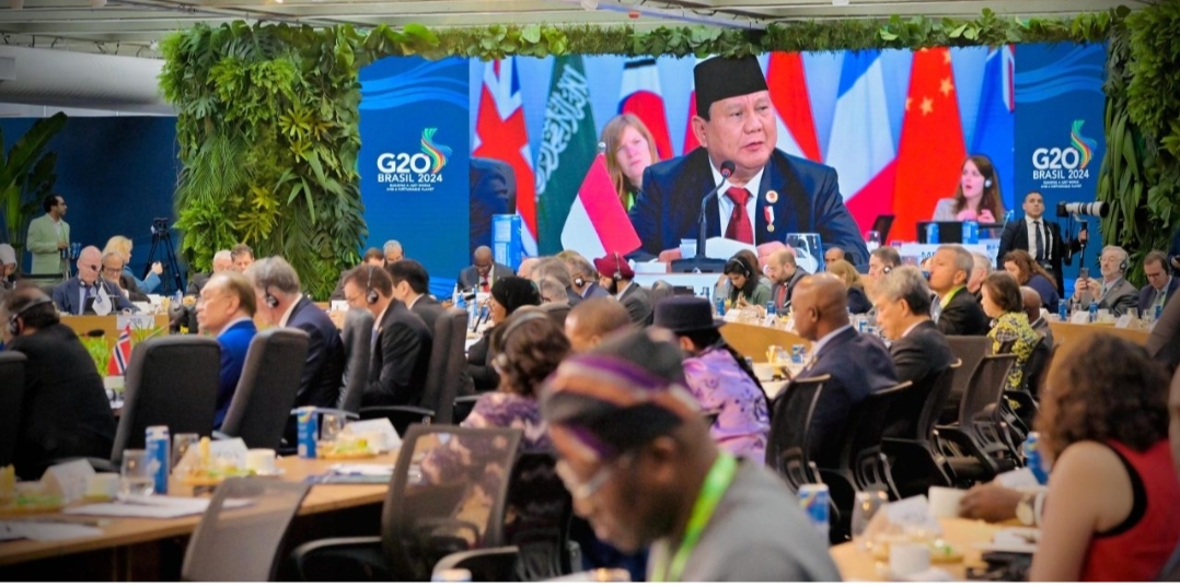 Sesi Pertama KTT G20 Brasil, Presiden Prabowo Tegaskan Komitmen Indonesia dalam Penanggulangan Kelaparan dan Kemiskinan