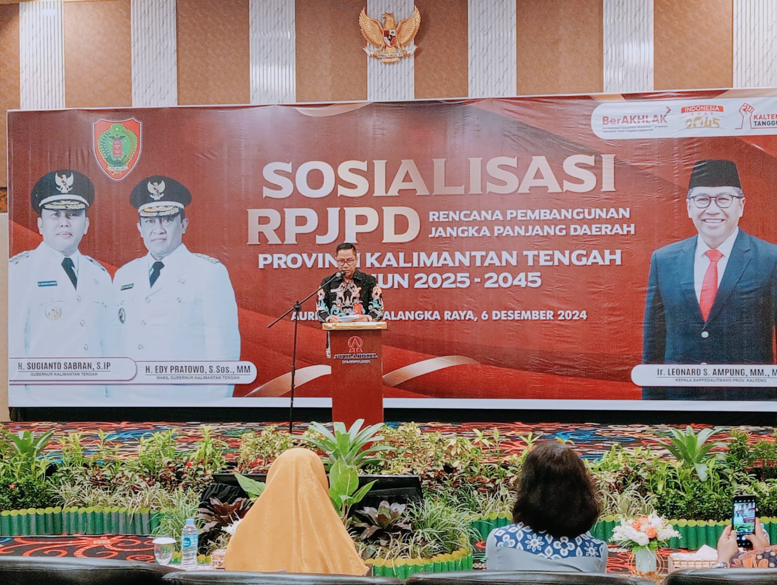 Sosialisasi Rencana Pembangunan Jangka Panjang Daerah (RPJPD) Provinsi Kalteng Tahun 2025-2045 Resmi Dibuka