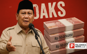 Hoaks Prabowo Bagikan Bansos Rp50 Juta di Akhir Tahun