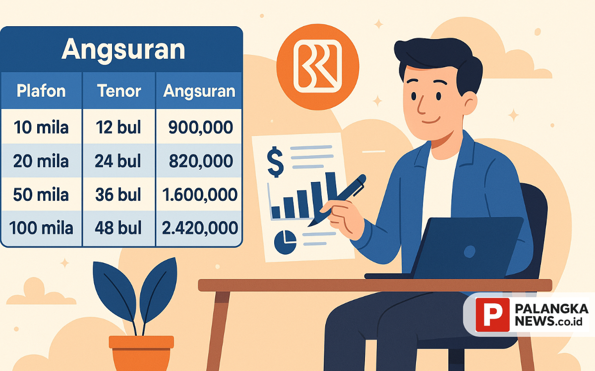 Tabel Angsuran KUR BRI 2025